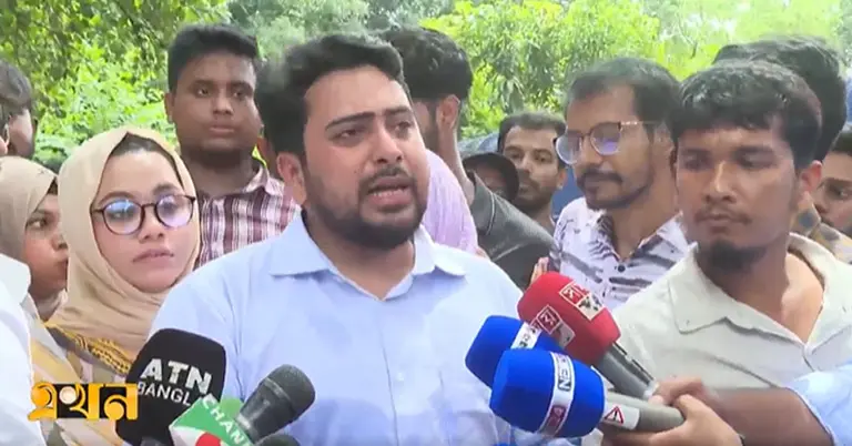 ককটেল হোক বা বুলেট, সব বাধা পেরিয়ে এগিয়ে যাবে এনসিপি: নাহিদ ইসলাম